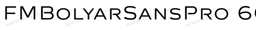 FMBolyarSansPro 600字体转换